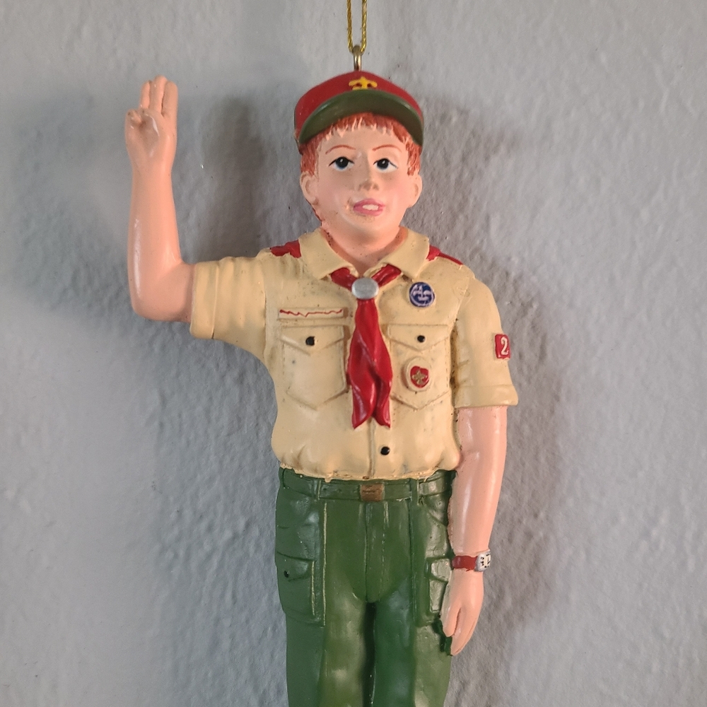 Vintage Boy Scout Figurine Ornament Kurt S Adler - Picture 2 of 9